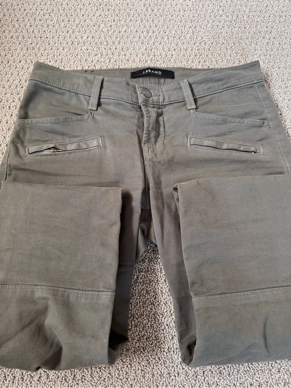 J BRAND Cargo/Slim Leg Jeans ‘Grayson’ in Vint Olive. Very good condition sz 26 - Picture 4 of 9